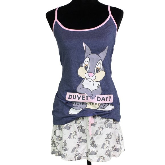 Disney Other - Disney Thumper "Duvet Day?" Tank & Shorts PJ Set